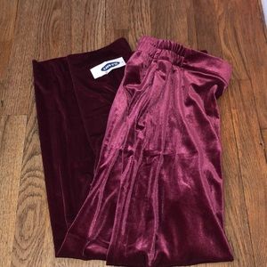 Velvet wide leg pants! NWT🤗